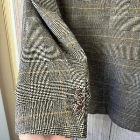 Jachs New York Tailoring Mens Tan Blazer Jacket size Large - Picture 12 of 12